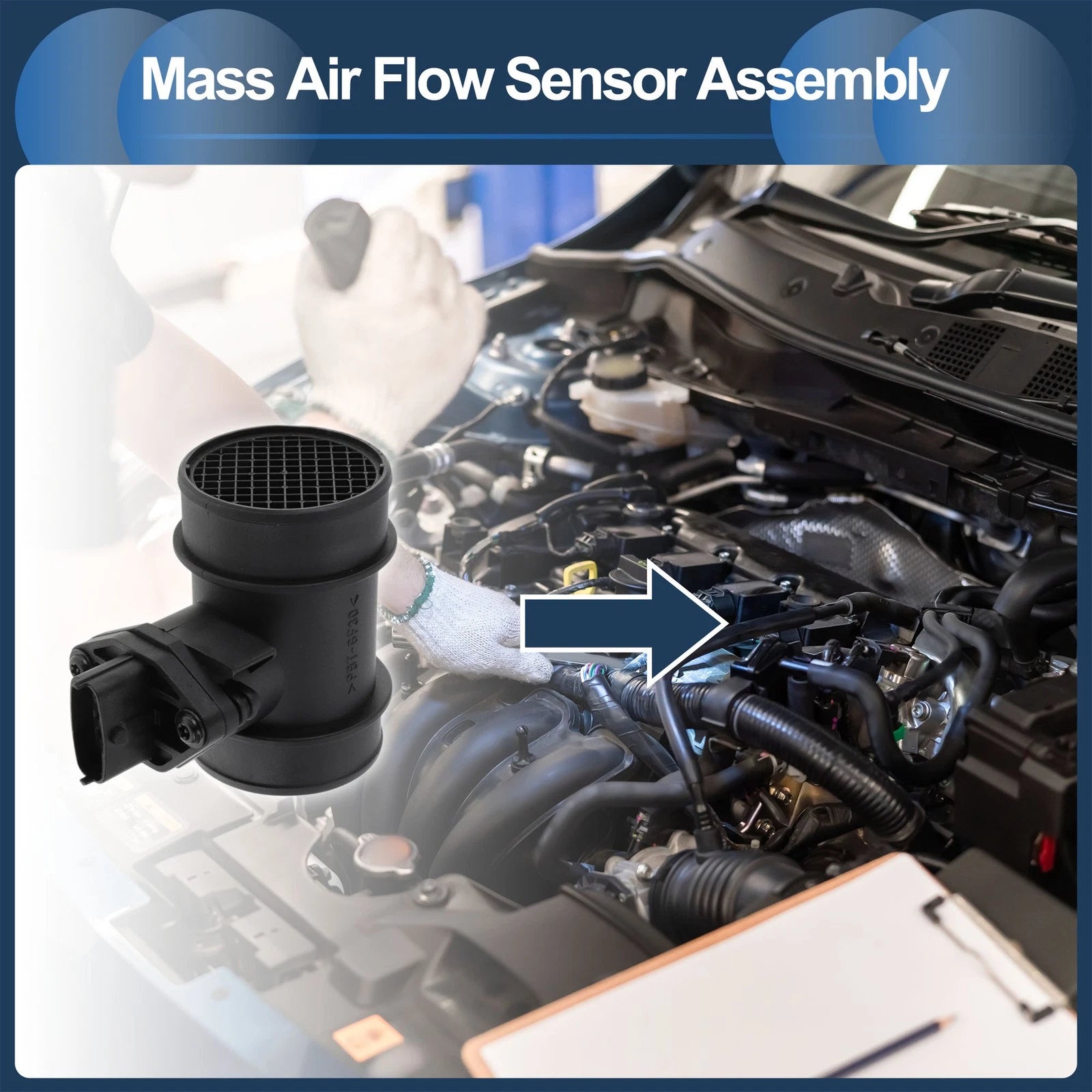 Mass Air Flow Sensor Assembly No. 93179927 for Opel Astra H (2006–2014)