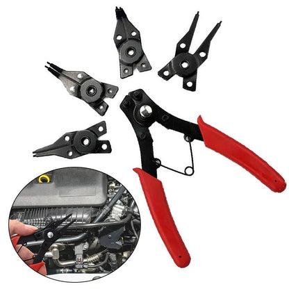 Straight Head Snap Ring Pliers for Automotive Use
