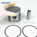 Set of 2 Piston & Ring Kit STD 13001-3719 for Kawasaki 750/1100 STX ZXI (1993–2006)