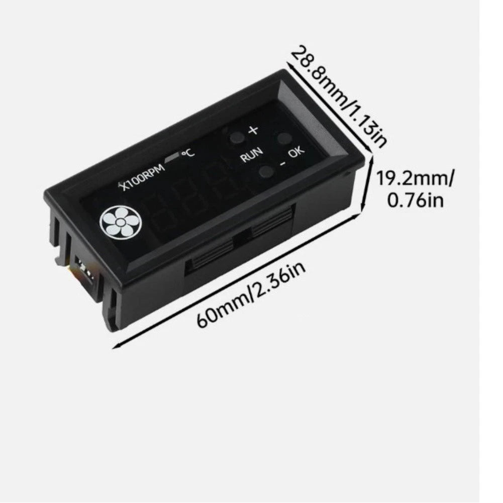 PWM Fan Thermostat for DC12V Air Liquid Temperature Control