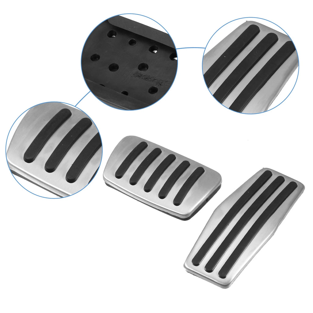 Brake Gas Accelerator Pedal Covers Replacement Set for Cadillac Buick (2010–2020)