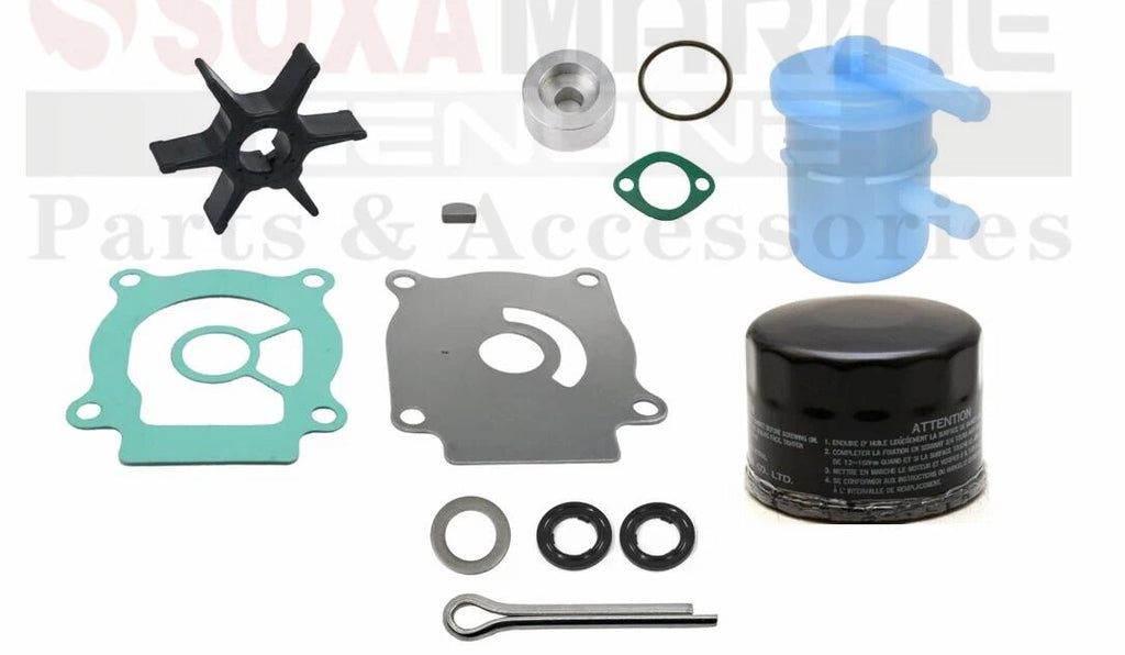Maintenance Kit for Suzuki DF 25 30 HP Outboard (100 Hours) 17400-89820, 17400-89822