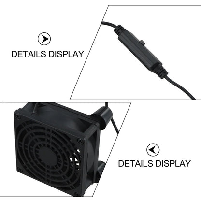 USB 80mm Cooling Fan for Airflow Management (Home/Industrial)