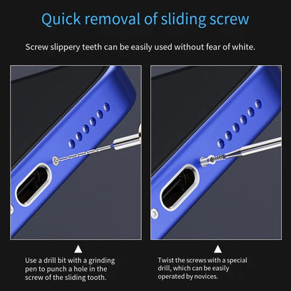 U8 Alloy Sliding Thread Screw Removal Drill Bit with Left Hand Cutting Edge