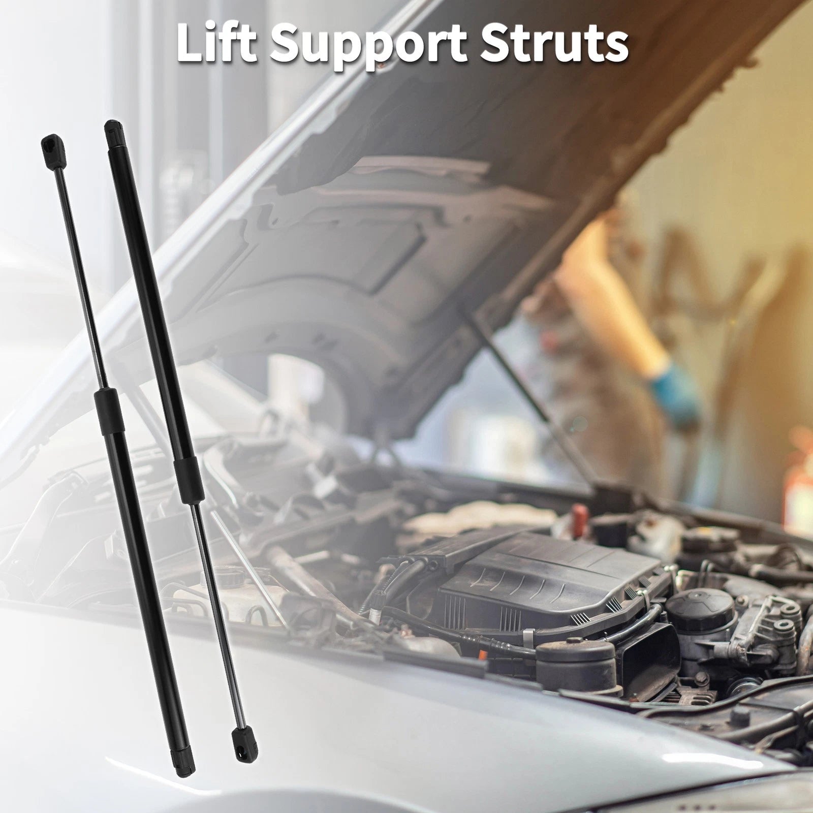 Front Hood Lift Supports Struts Gas Spring Replacement for Chevrolet Impala (2006–2013)