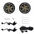 2X LED White Halo DRL Rally Lights for MINI Cooper R55 R56 R57 R58 R59 (2007–2015)