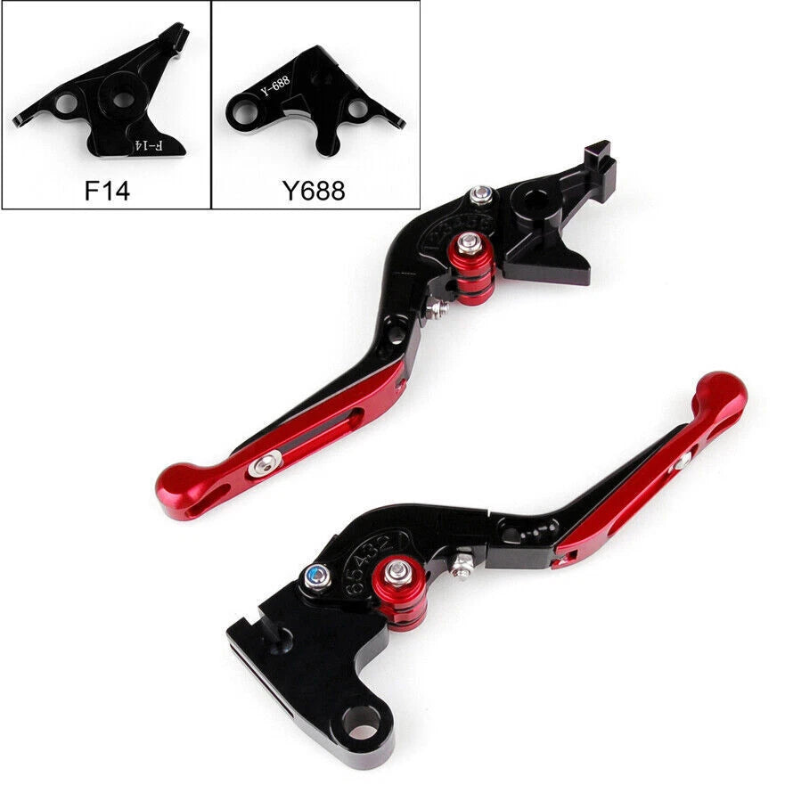 Adjustable Folding Brake Clutch Levers for Yamaha R1 R6 R6S FZ1 (2000–2023)