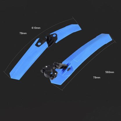 Complete Bicycle Mudguard Kit with Taillight for Everyday Riders