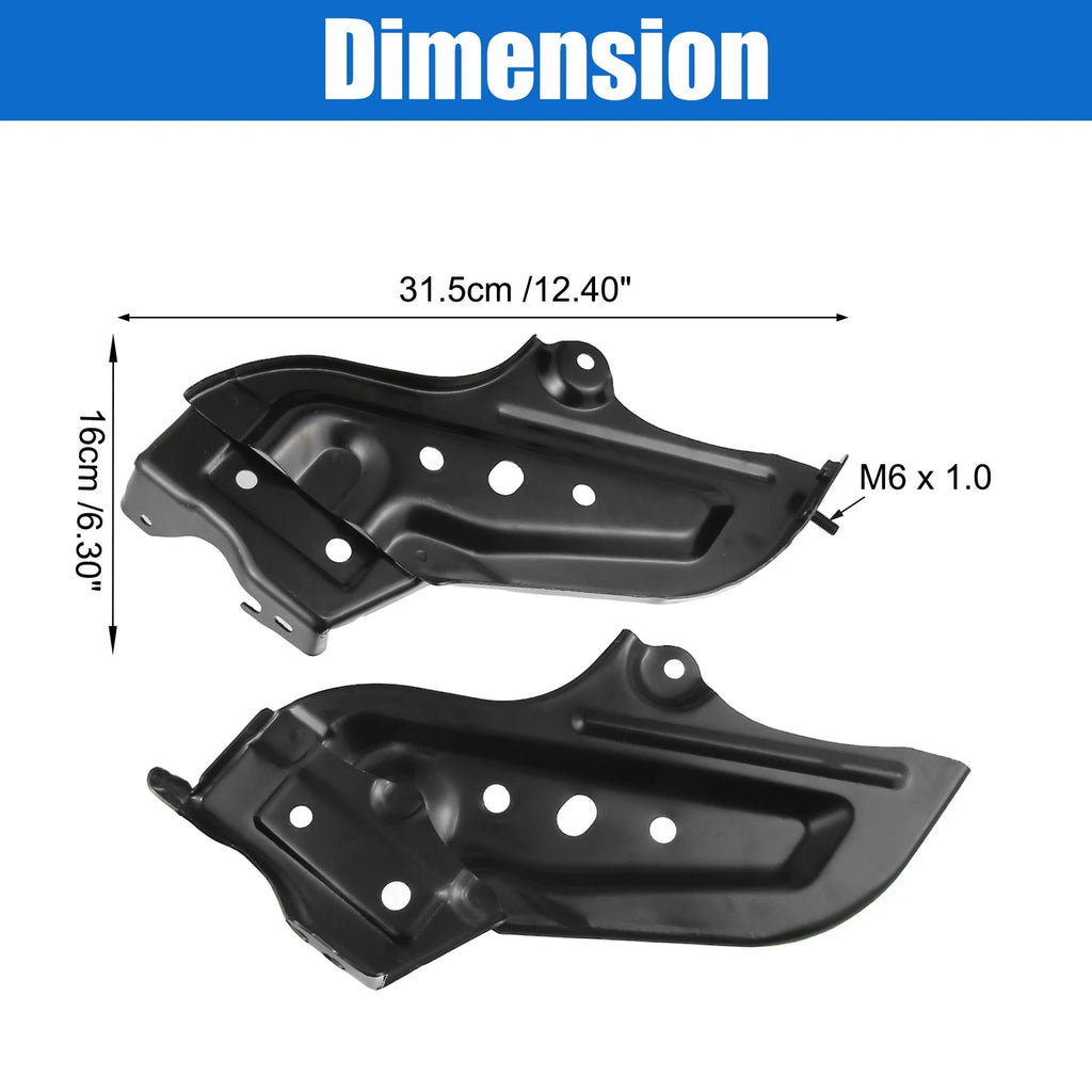 Front Bumper Mounting Support Bracket Pair for Toyota 4Runner (2013–2022)