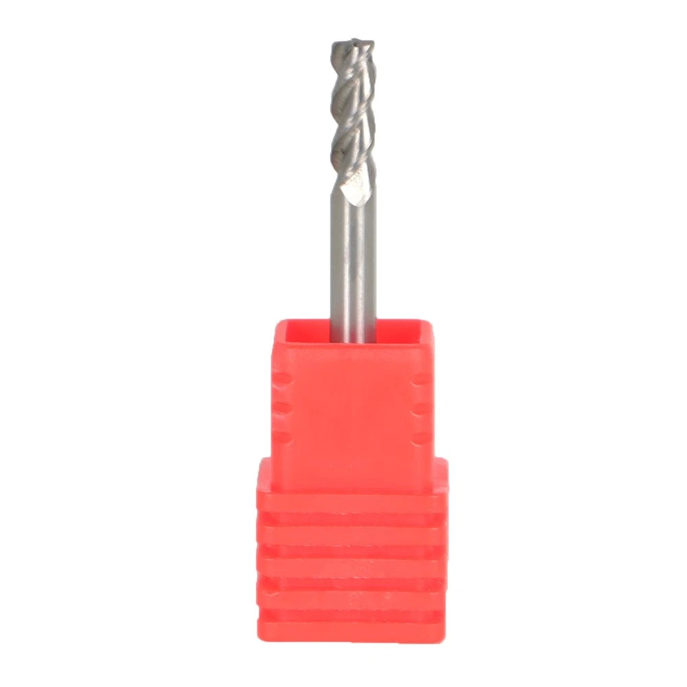 3 Pcs 1/8" 3 Flute Carbide End Mill (Regular)