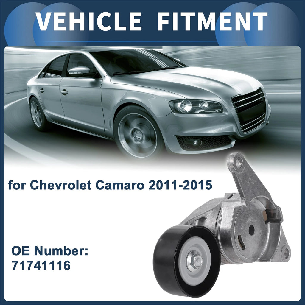 Belt Tensioner for Chevrolet Camaro 2011–2015 Metal Replacement 1 Pc
