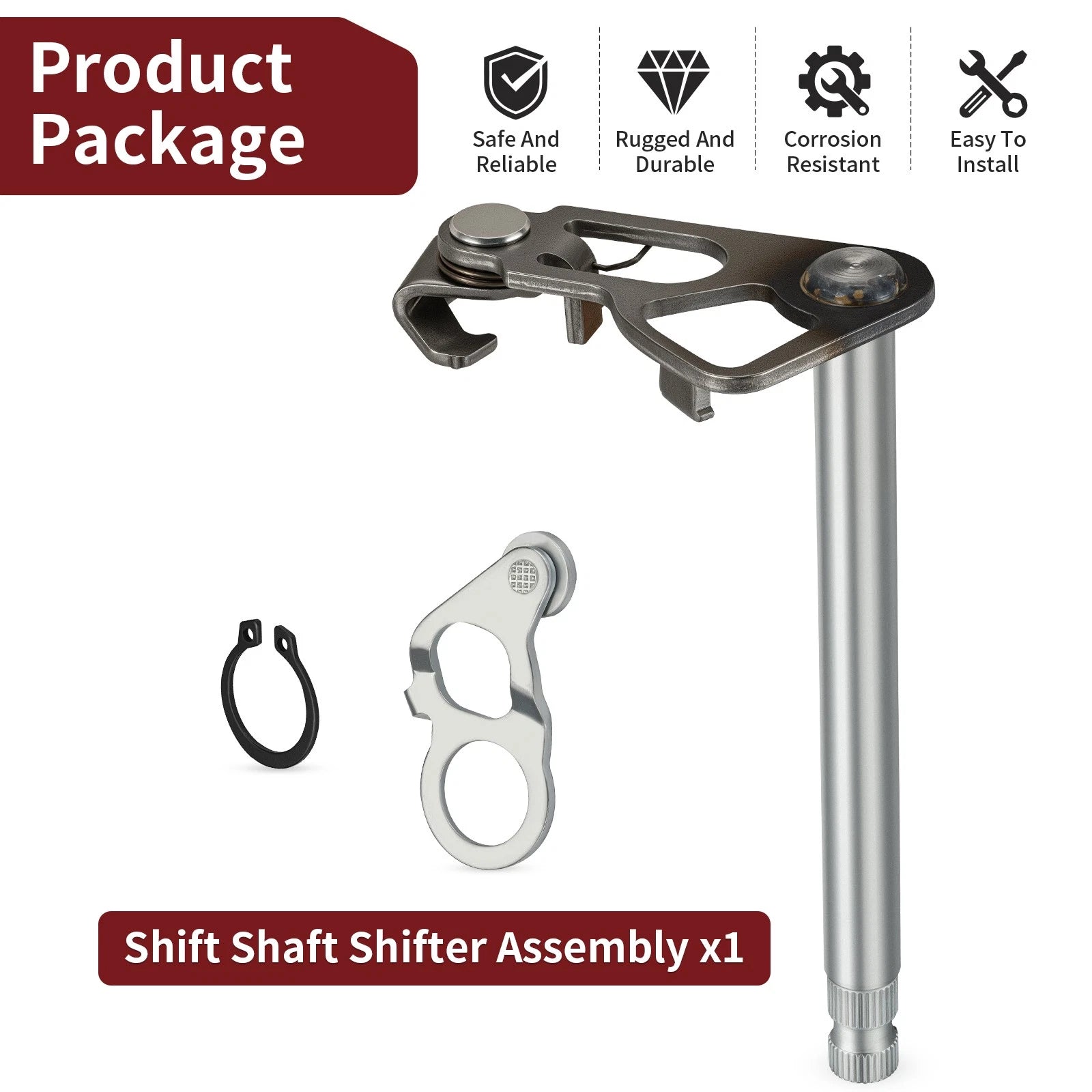 Shift Shifter Shaft & Stopper Lever Assy for Yamaha YZ65 YZ85 (2018–2024)
