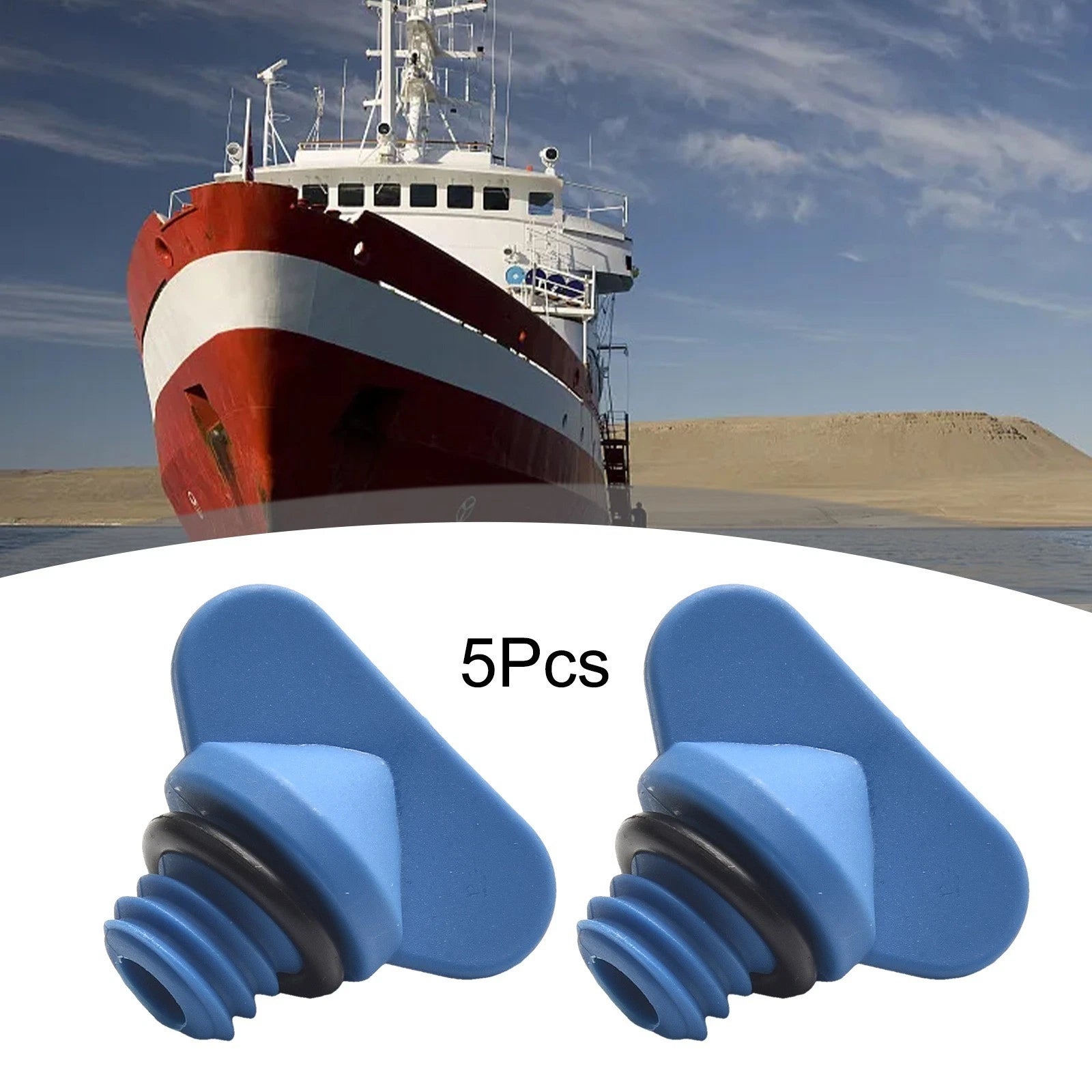 5 Pcs Engine Block Drains for Mercruiser