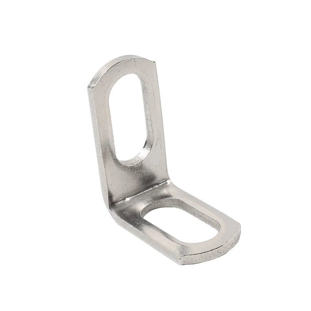 Motorcycle Universal Exhaust Pipe Fixed Clamp Bracket L-Shaped Mounting