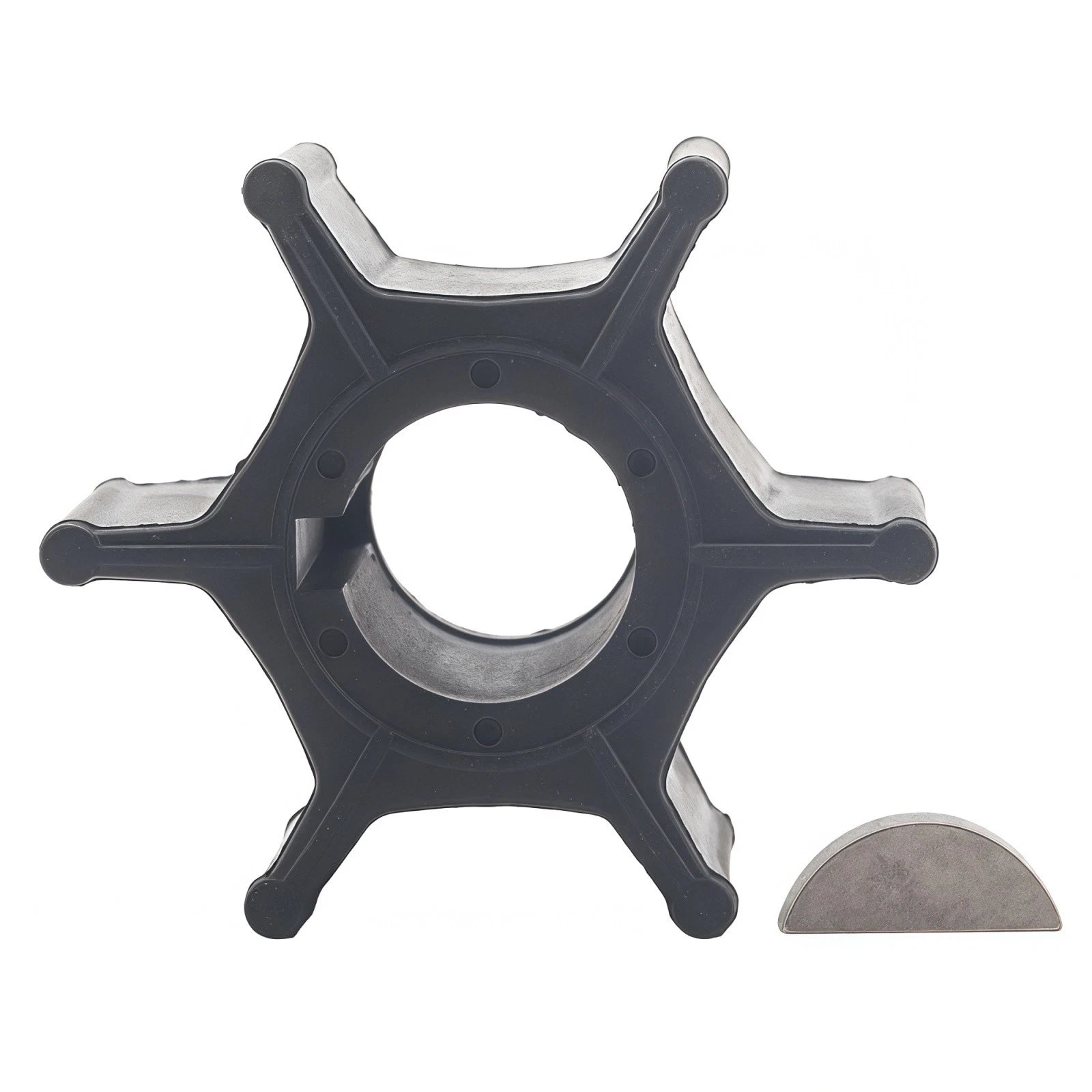 Water Pump Impeller & Key for Suzuki Outboard 9.9-15 HP (17461-93900)
