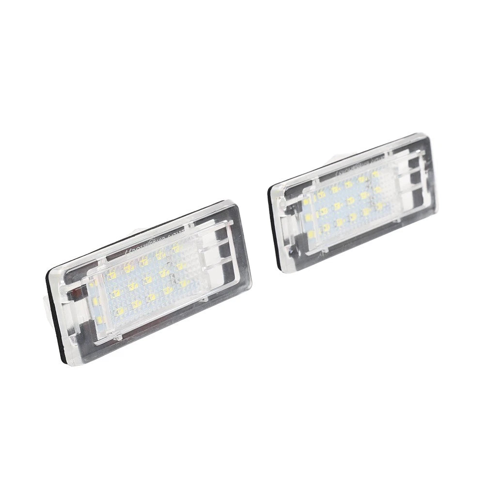 2X ABS Rear License Plate Light Lamp for Dacia Duster (2010–Present)