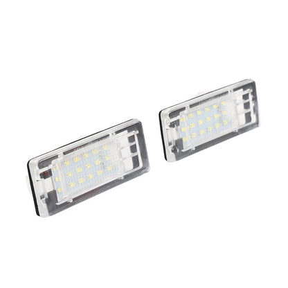 2X ABS Rear License Plate Light Lamp for Dacia Duster (2010–Present)