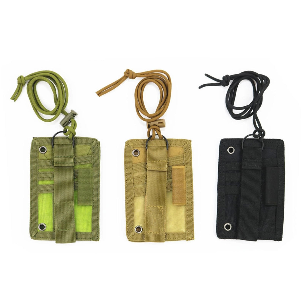 ID Card Holder Organizer with Neck Lanyard for Student/Work ID