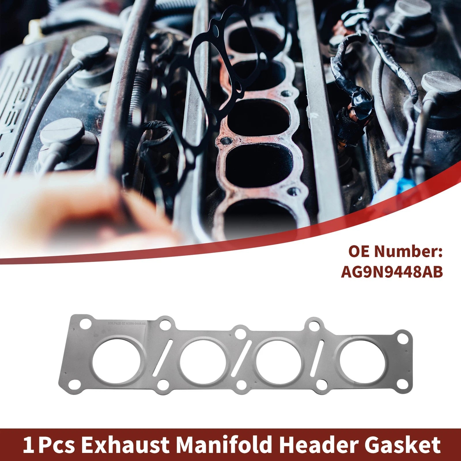 Exhaust Manifold Header Gasket Replacement for Ford S-MAX 2.0 (2010–2014)