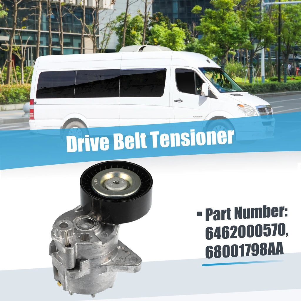Belt Tensioner Pulley Assembly Replacement for Dodge Sprinter 2500 3500 (2014–2018)