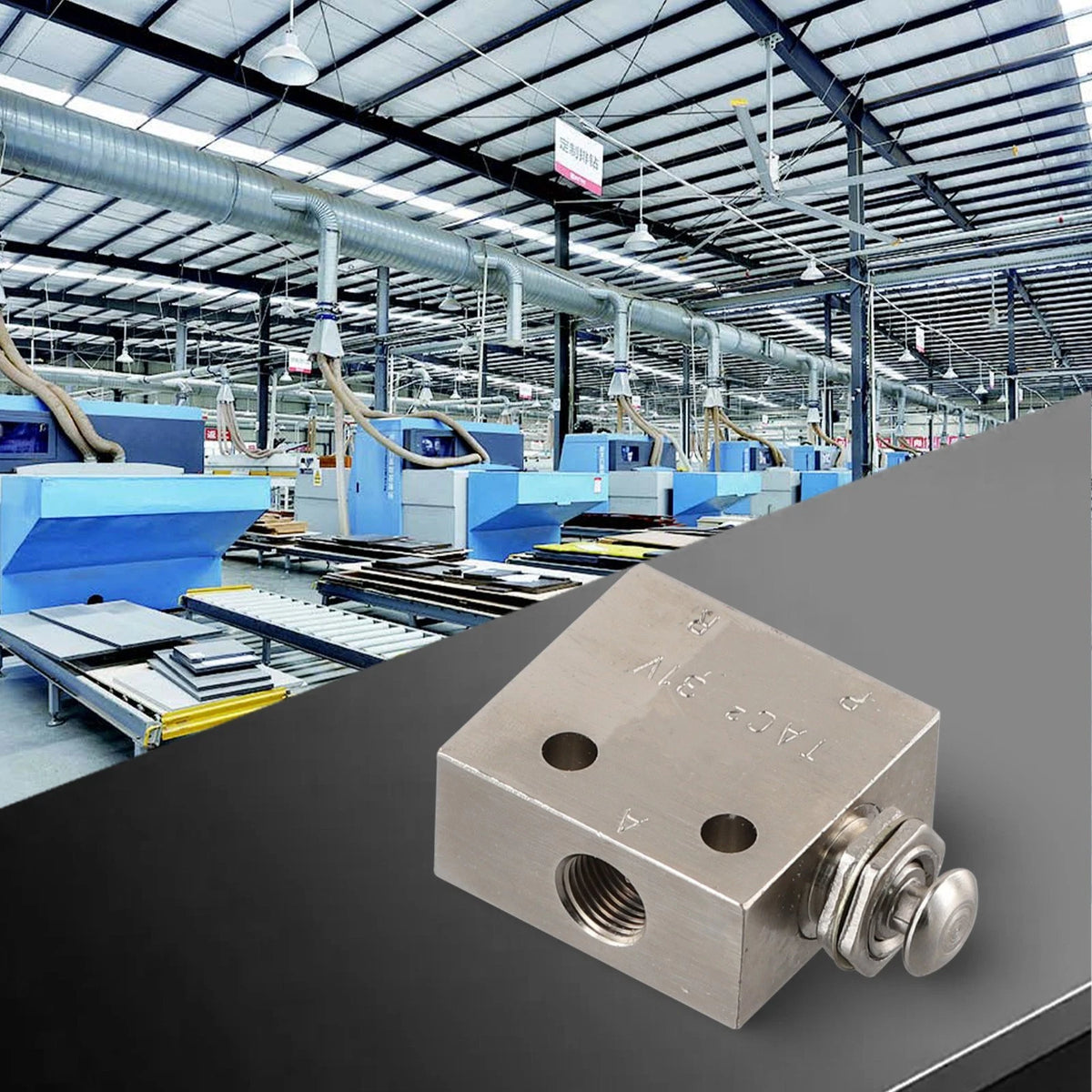 2X Air Pneumatic Valve 62 X 32 X 16mm for Various Applications