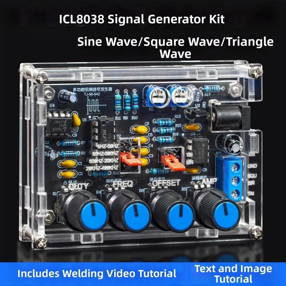 ICL8038 Signal Generator Kit for Various Applications (1970–2023)
