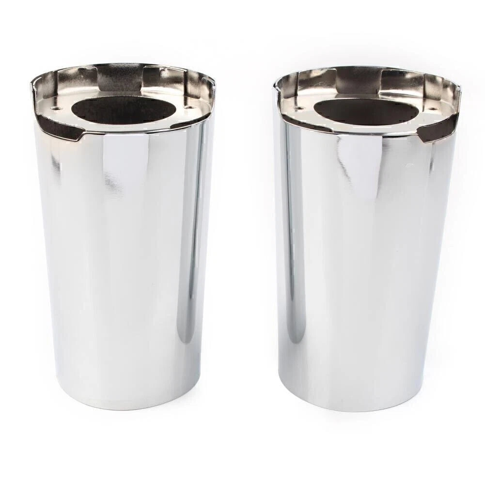 Chrome Fork Slider Covers for Harley Touring Electra Street Tri Glide (2014–Up)