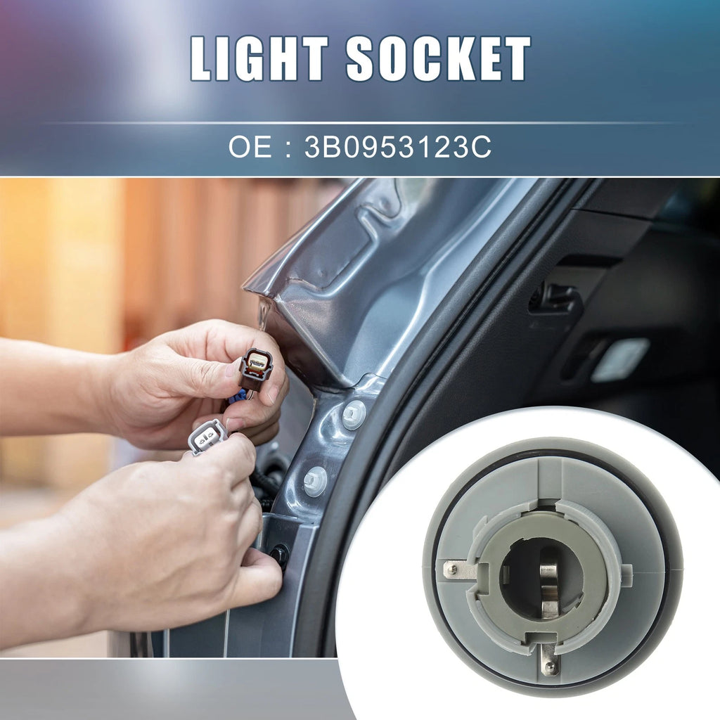 2x Side Repeater Indicator Light Bulb Socket Replacement for Audi A6 (1998–2005)