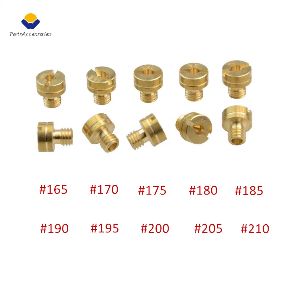 10X Carburetor Main Jet for Mikuni HSR 42 45 48 (Smoothbore)