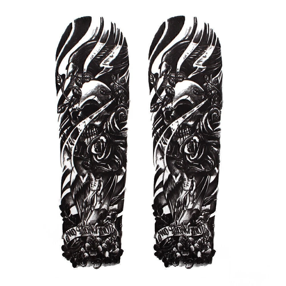 Custom Front Fork Skull Decal Medallion Stickers for Harley Yamaha