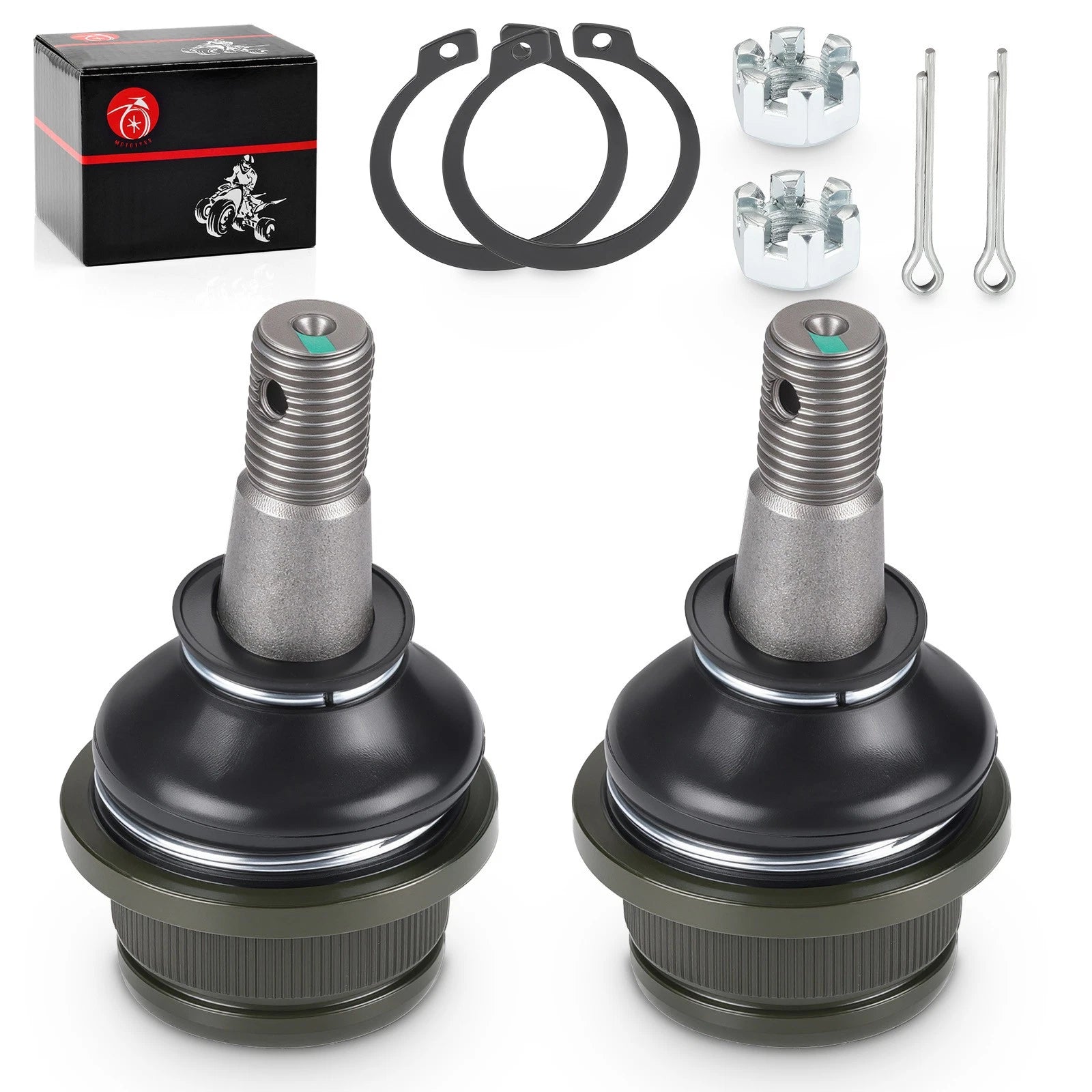 2X Lower Ball Joints 59266-1080 for Kawasaki Mule 2500 KAF620 KAF620C (1994–2000)