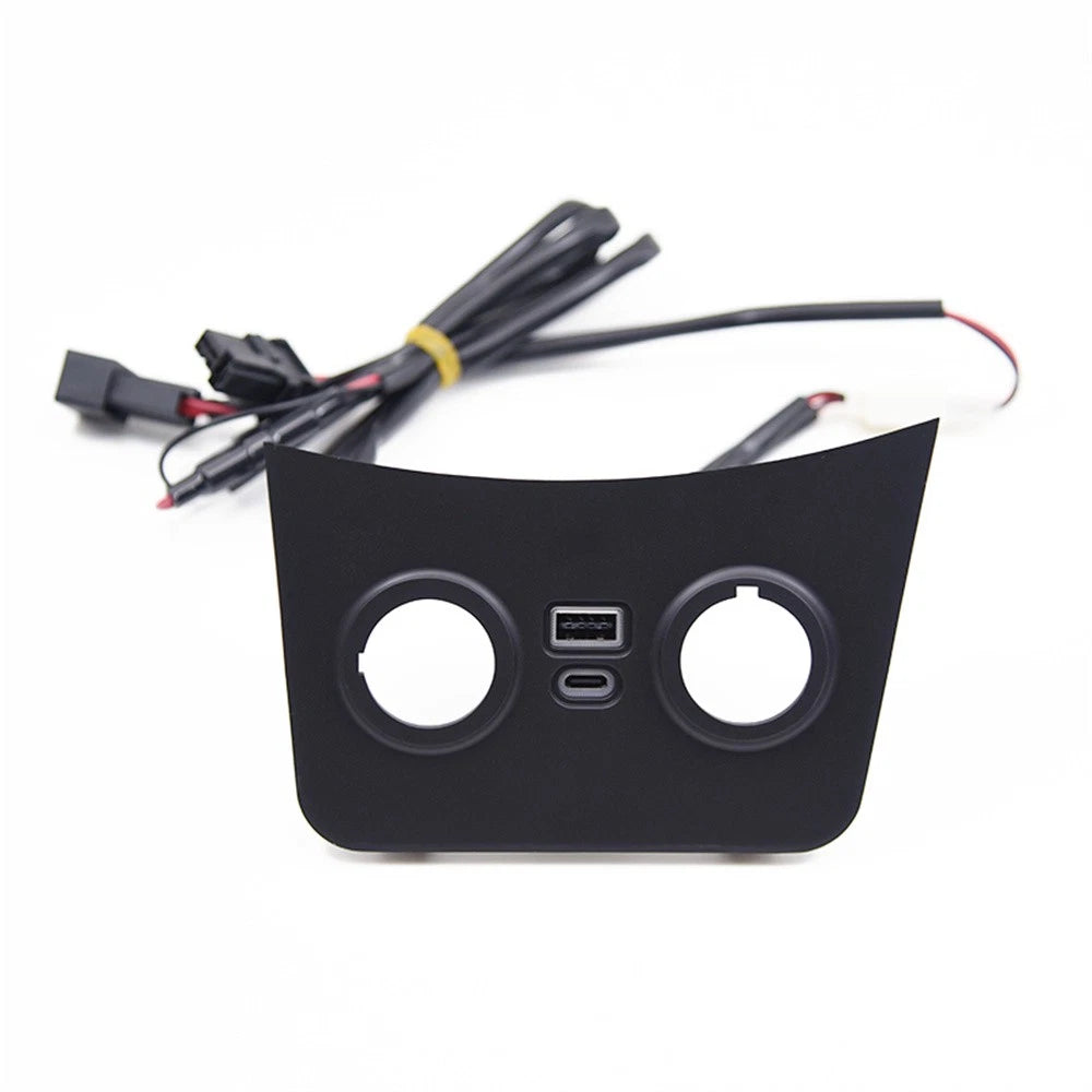 18W Car Charger Type-C+QC3.0 Fast Charging Socket For Hyundai Verna 2010-2016