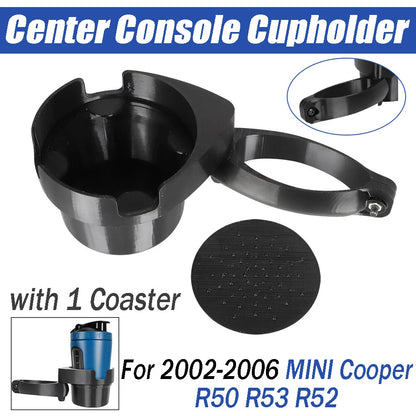Center Console Cup Holder with Coaster for MINI Cooper S (2002–2006)