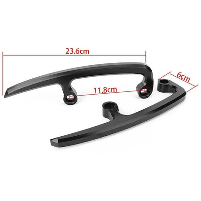 Passenger Rear Seat Handle Grab Bar for Kawasaki Z650 (2017–2018) Aluminum Black
