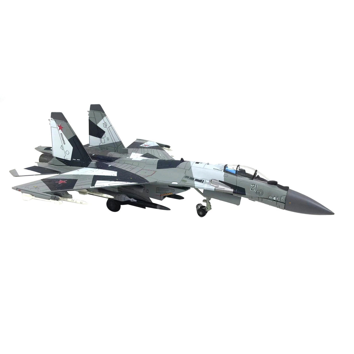 1/100 Alloy SU35 Fighter Model Airplane Static Display