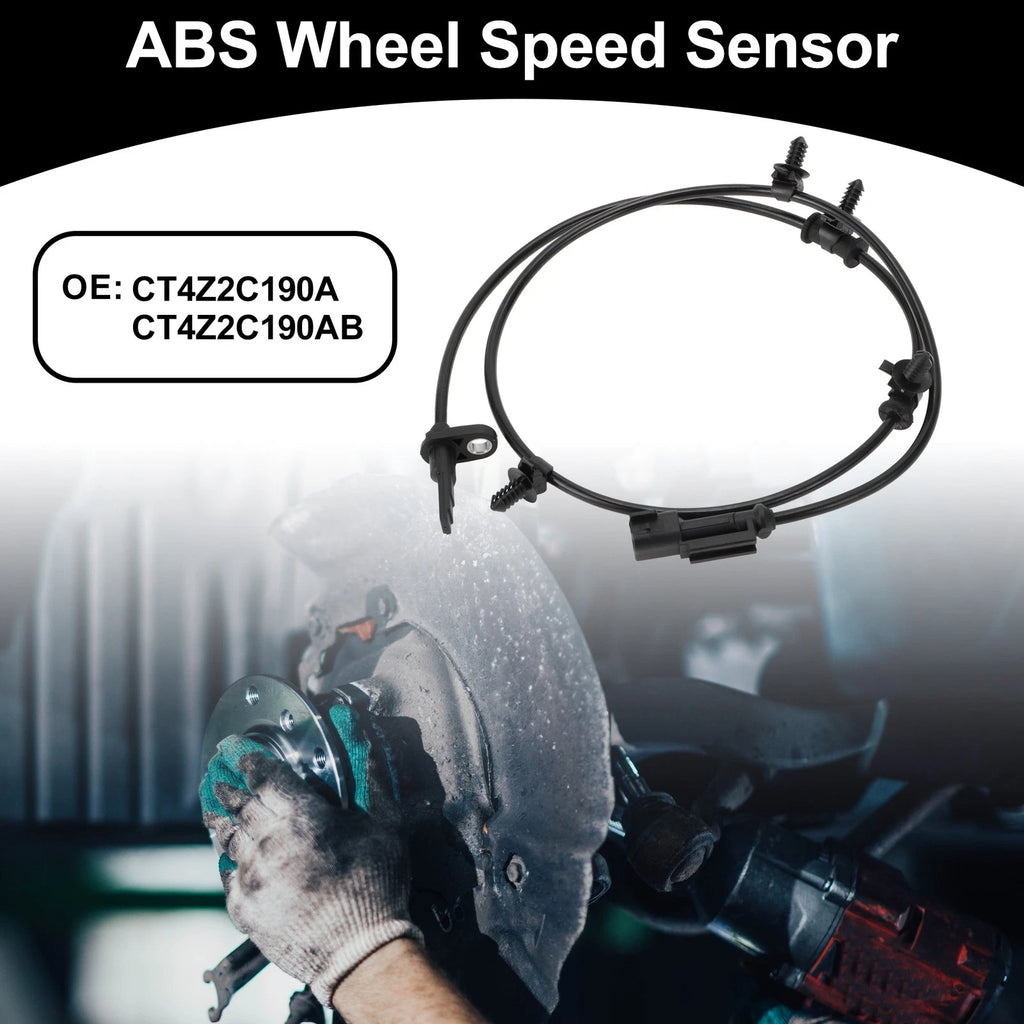 ABS Wheel Speed Sensor Kit Rear Right Replacement for Ford Edge (2011–2014)