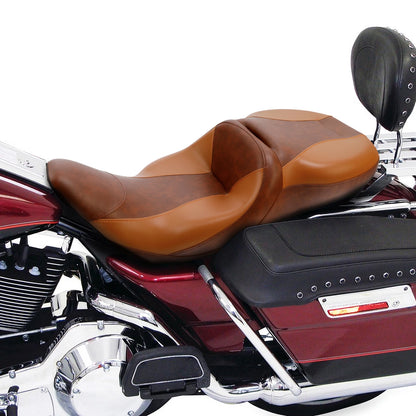 Passenger Seat for Harley Electra Glide FLHT (1997–2007) Brown Coffee