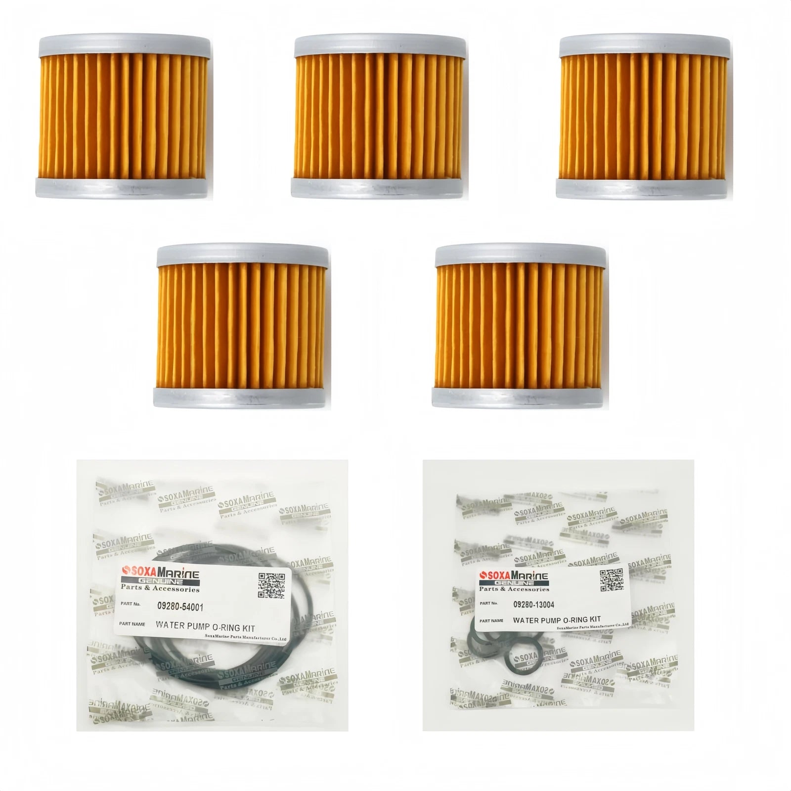 Oil Filters with O-ring for Suzuki DF 9.9 15 (16510-05240, 09280-13004, 09280-54001)