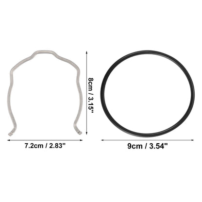 Charge Pipe C Clip O Ring Seal Gasket for BMW 335i N54 N55 (2007–2016)