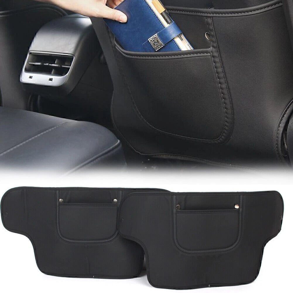Leather Seat Back Kick Pad Mat for Tesla Model 3 (2017–2019)