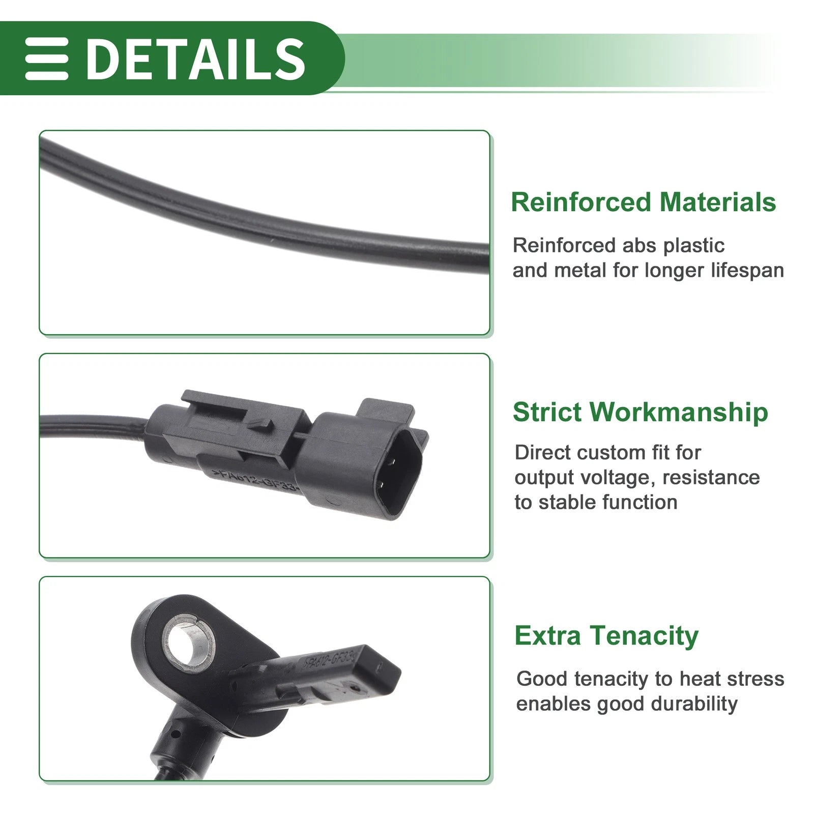 ABS Wheel Speed Sensor No. 13379166 for Buick Verano (2016–2017)