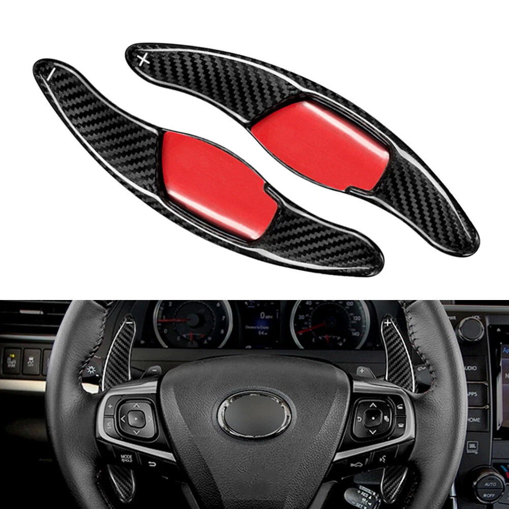 2X Steering Wheel Shifter Paddle Extension for Toyota RAV4 Camry Corolla (2013–2023)