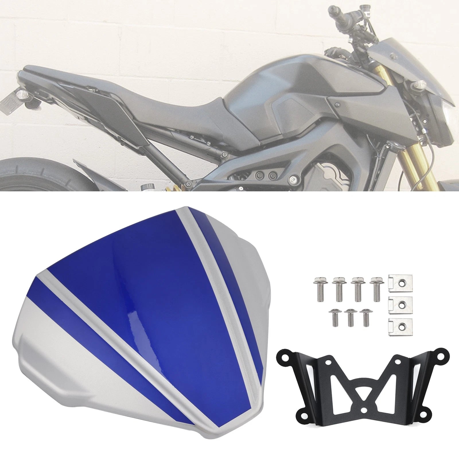 Windshield Windscreen for Yamaha MT-09 MT09 (2021–2023) Blue