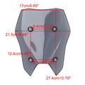 Windshield Windscreen for Kawasaki Z900 (2025–2026) Gray