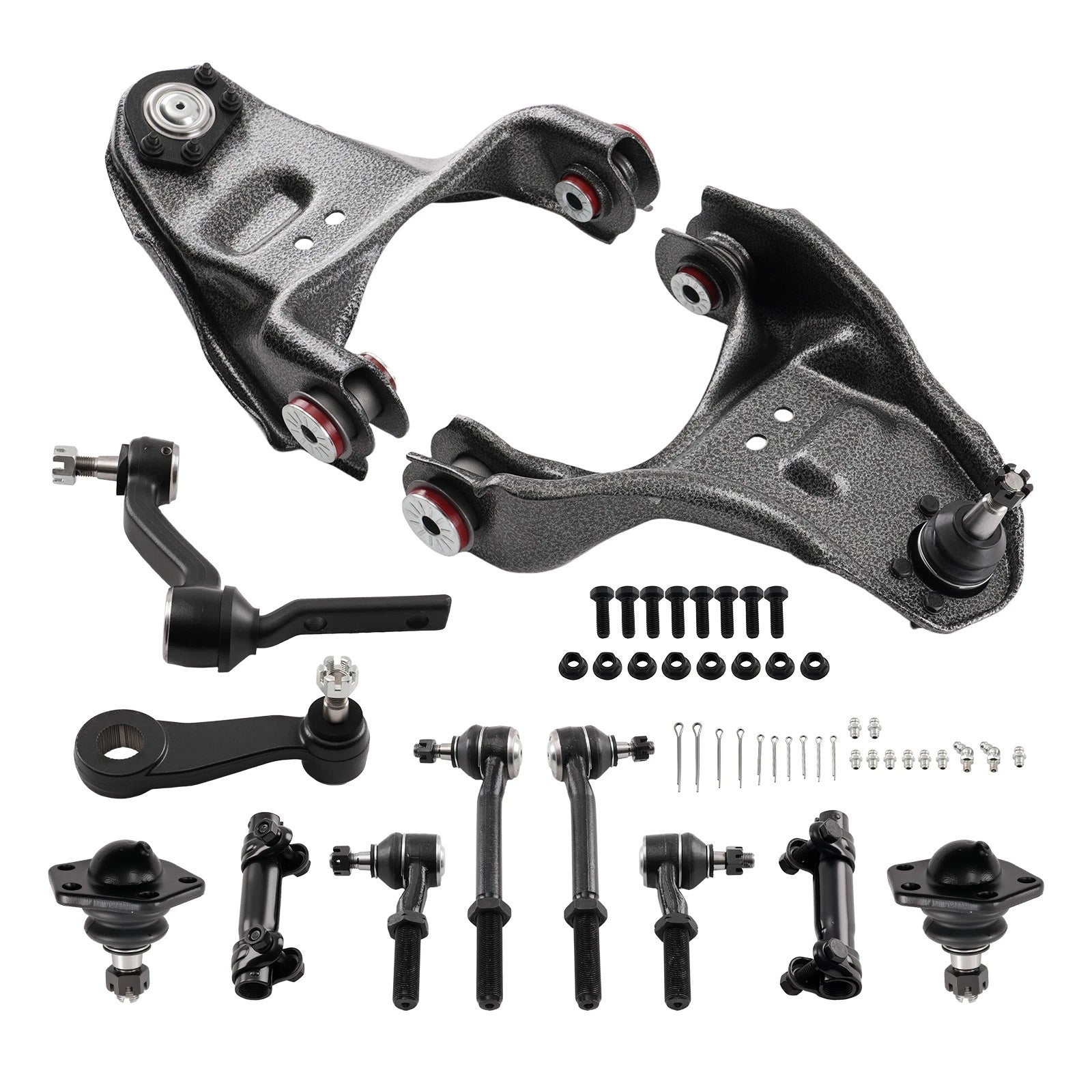 12X Front Upper Control Arms & Pitman Idler Arm Poly Bushing for GMC Jimmy (1998–2002)