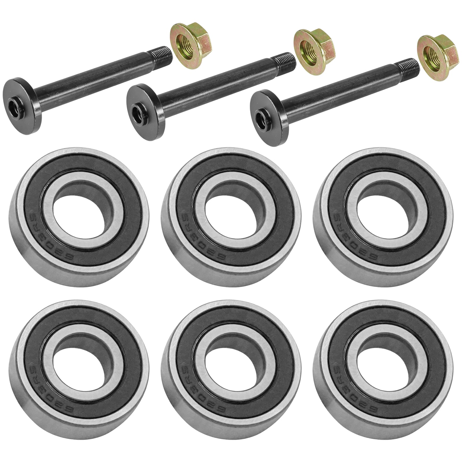 Spindle Shaft and Bearings Replacement for Toro MX5000 and 6050 (3x)