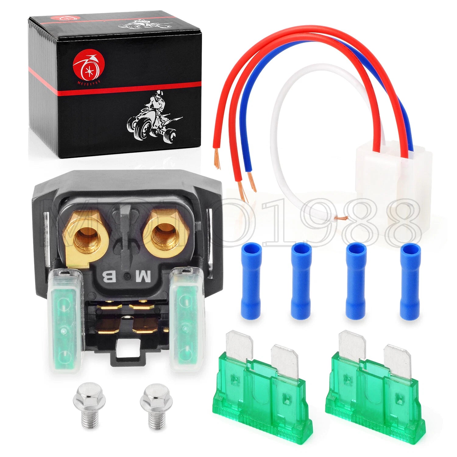 Starter Solenoid Relay Kit for Yamaha V-Star 1100 XVS1100 XVS1300 XV1900 (1999–2017)