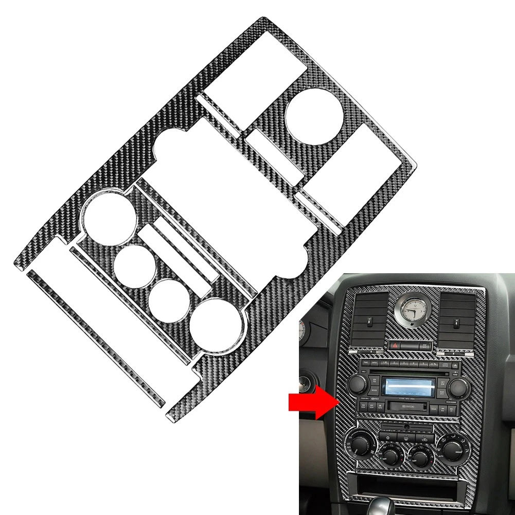 Center Console AC Switch CD Panel Cover Trim for Chrysler 300 300C (2005–2010)