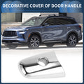 Door Handle Cover Front Left No. 806461BA0A for Infiniti QX60 (2014–2019) Silver Tone