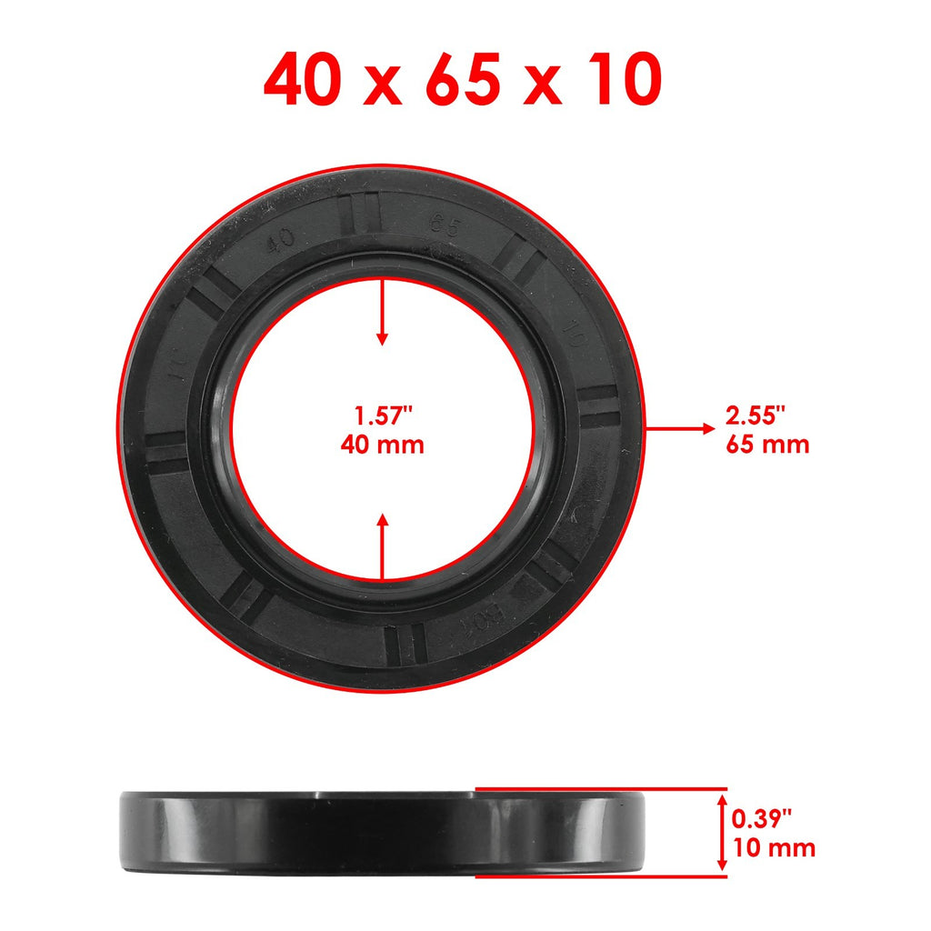 Caltric Rear Differential Seal and Bearing Replacement for Honda TRX500 (2012–2013)